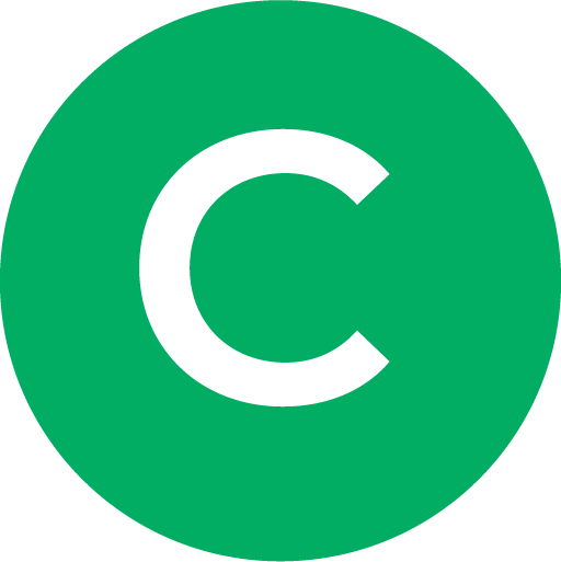 C in a green circle